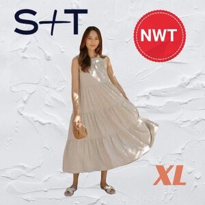 ⬇️🆕🏷️*NWT* SMASH + TESS | XL | Bria Maxi Dress in Sahara